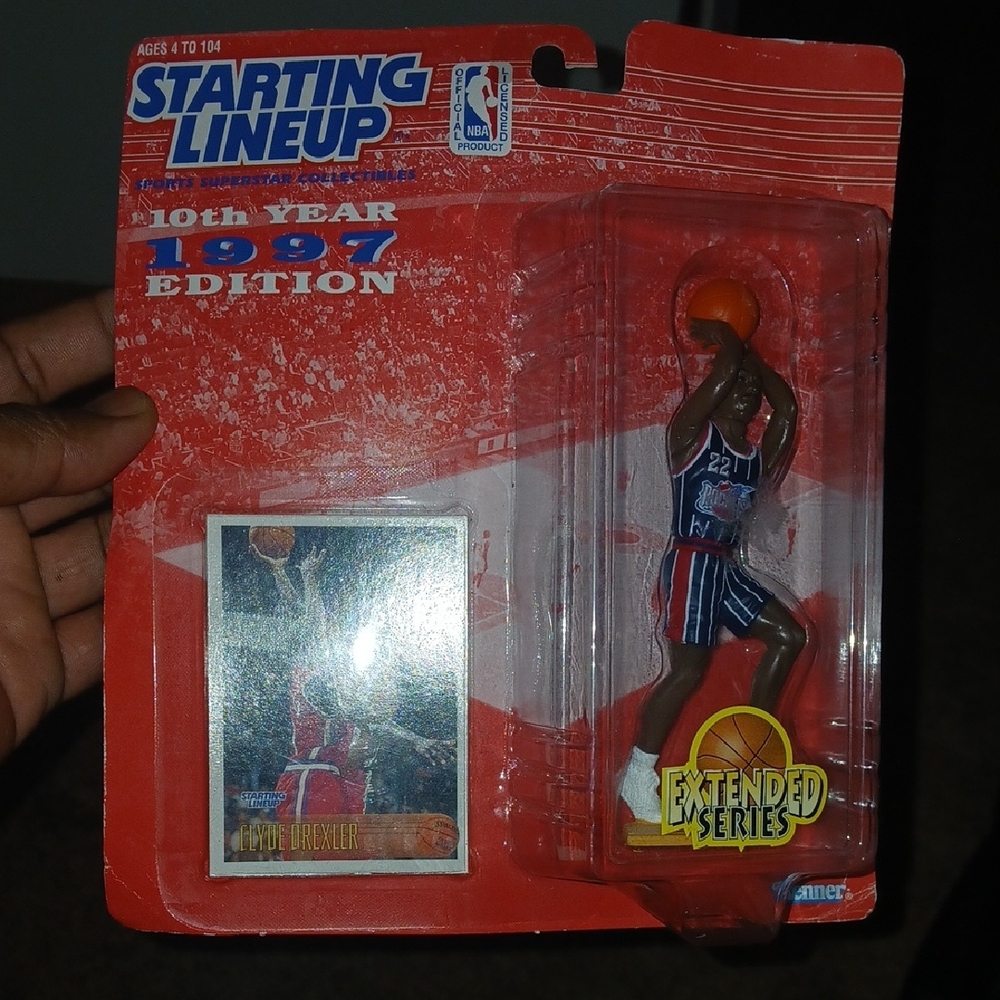 Starting Lineup 1997 Edition Basketball Figure Clyde DREXLER